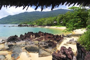 Beach and bungalows