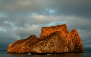 Kicker Rock, an iconic Galapagos landmark just a short boat ride from the hotel